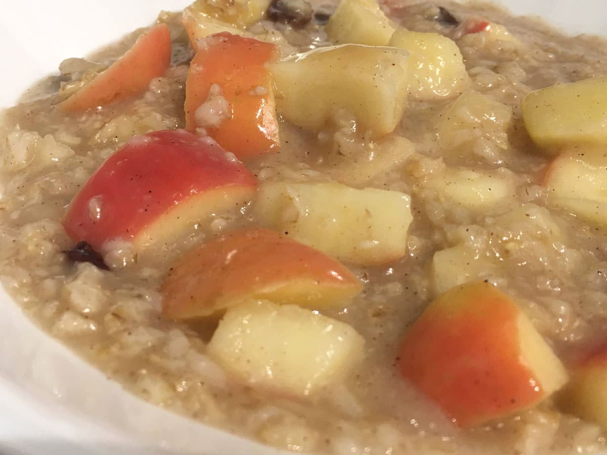 vegan oatmeal without milk and sugar