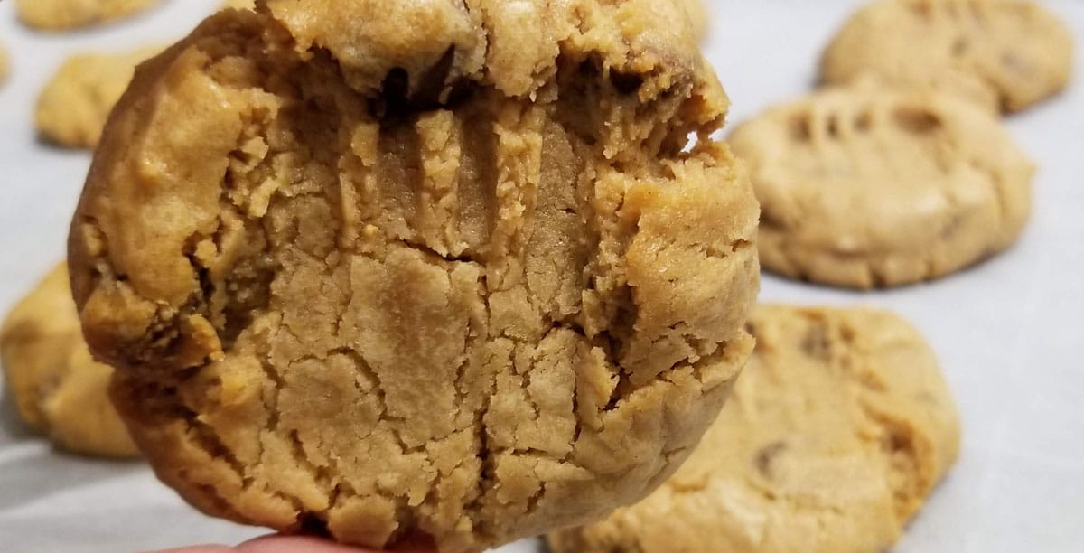 peanut butter cookies with maple syrup no sugar