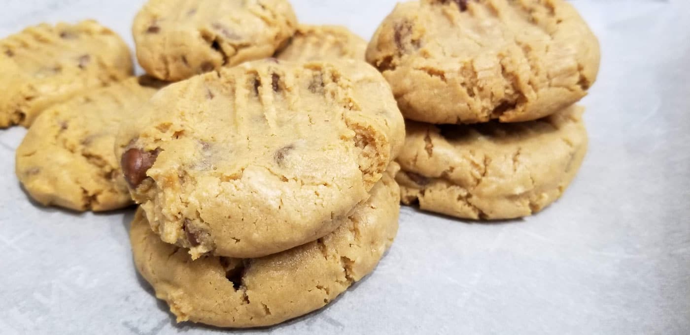 soft and chewy self rising flour peanut butter cookies