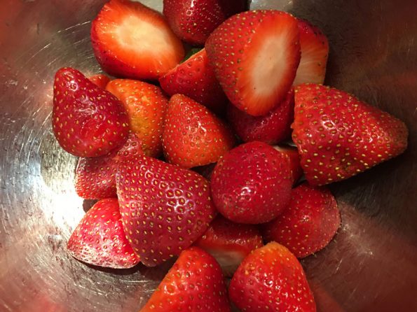 strawberries for milkshake