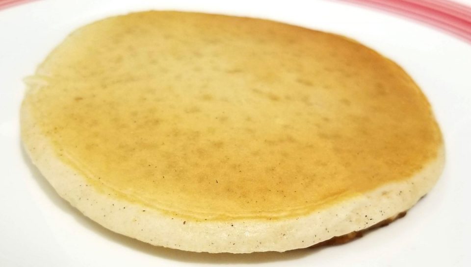 cinnamon pancake in a plate
