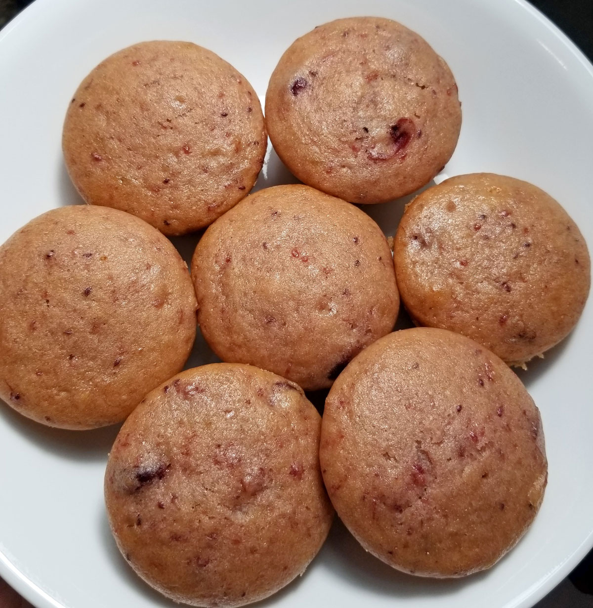 leftover cranberry sauce muffins