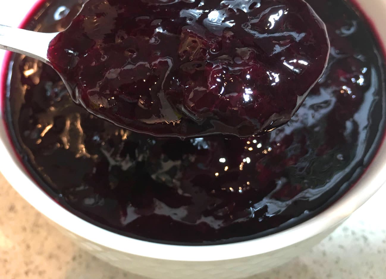 perfect blueberry sauce for cheesecakes and pancakes and ice creams
