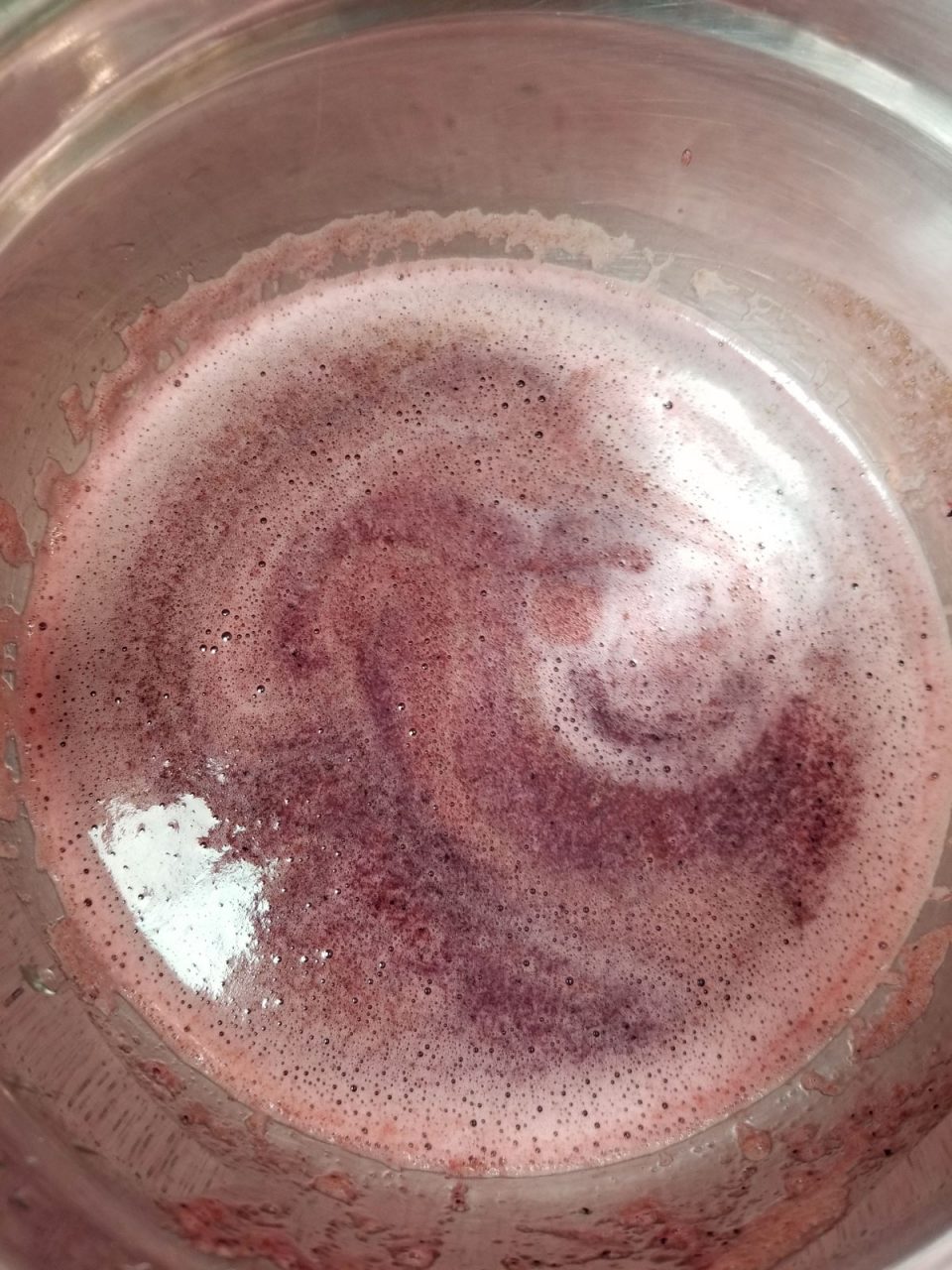 filtered fresh berry juice