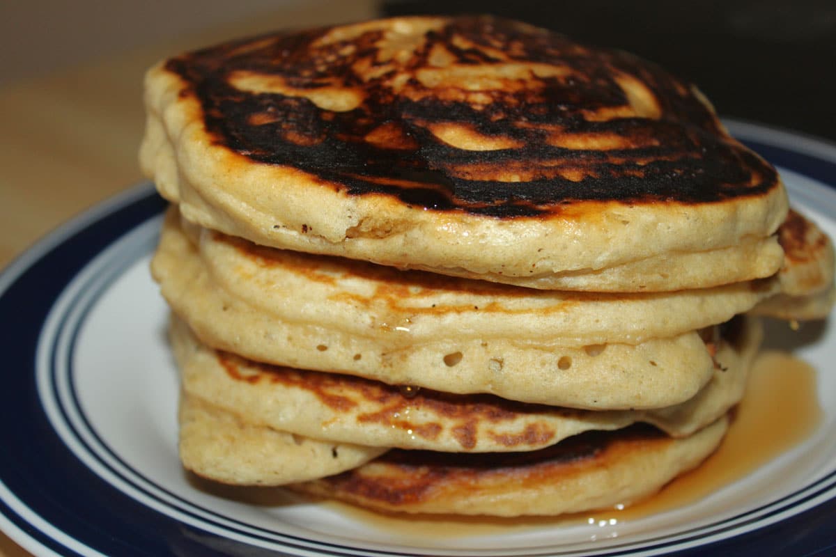 fluffy homemade pancakes