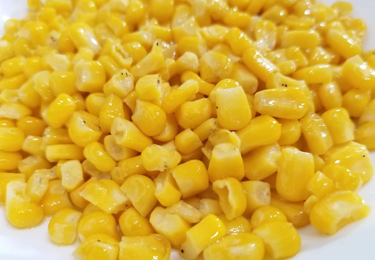 soft buttered corn