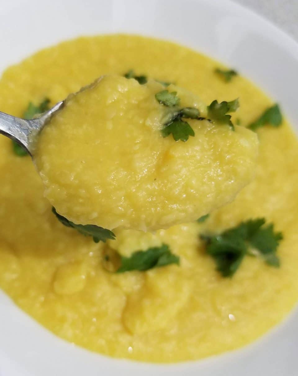 coconut yellow moong dal curry