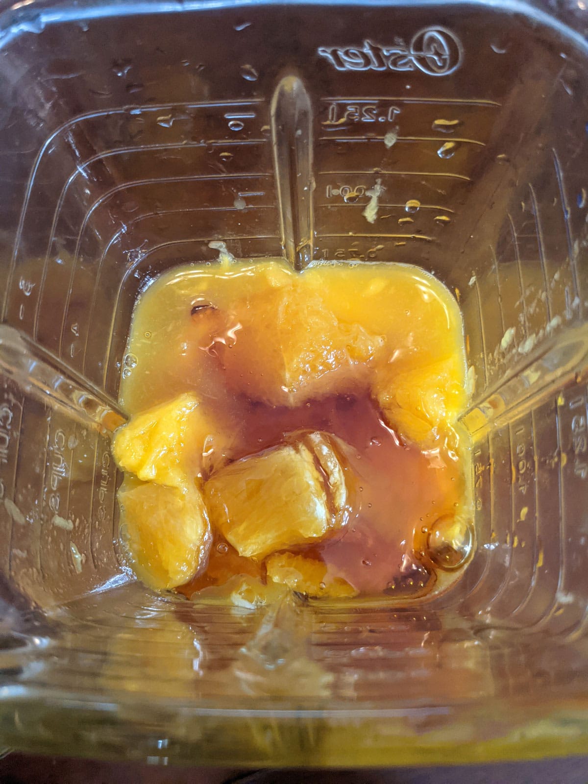 make mango orange smoothie