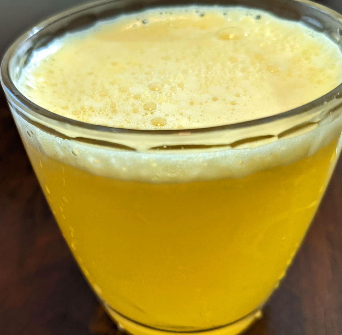 homemade fresh orange juice