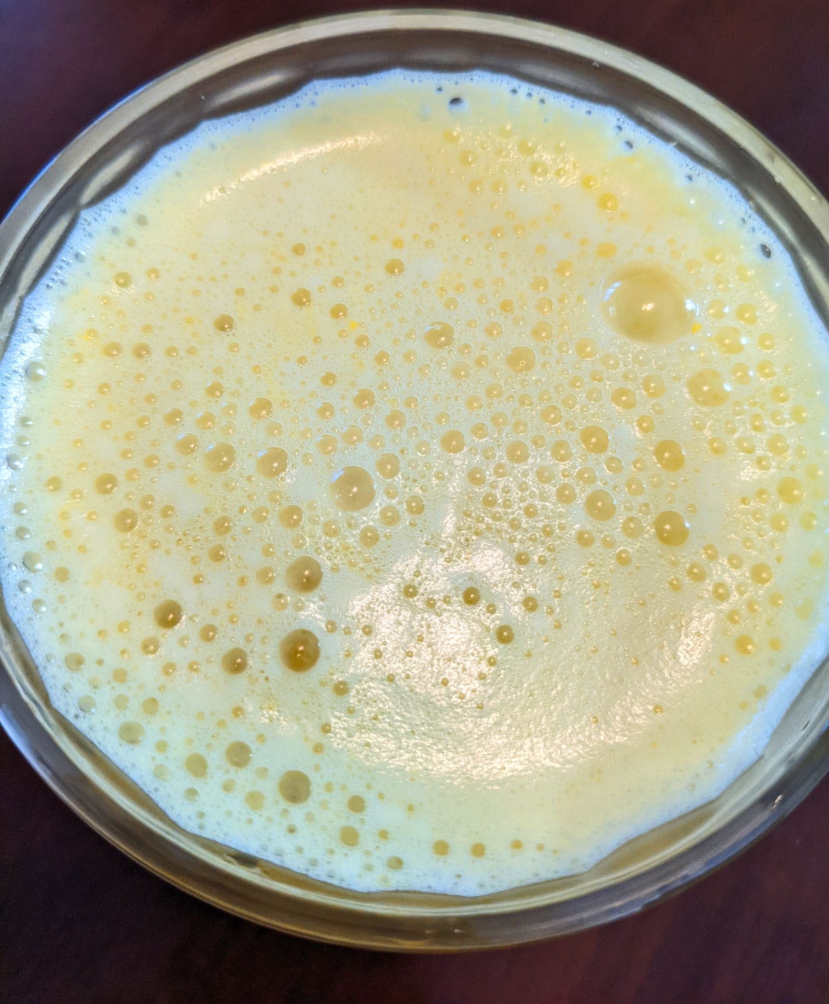 homemade fresh orange juice in blender
