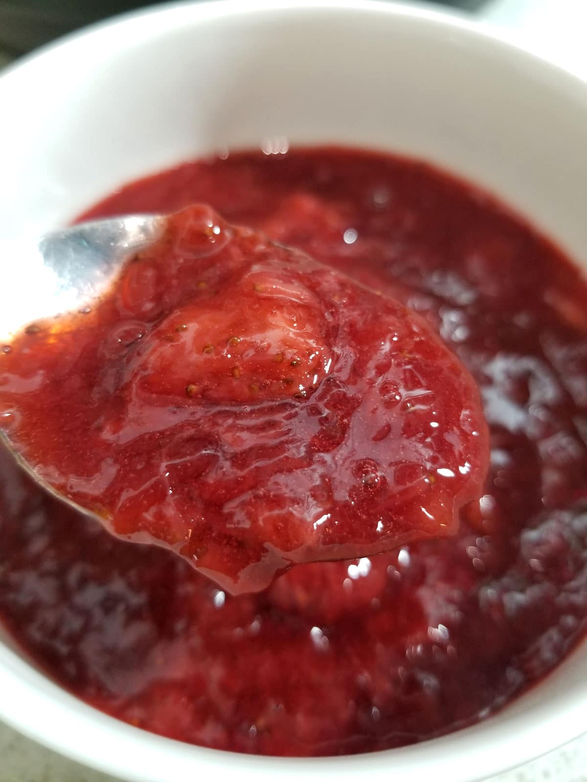 strawberry sauce for cheesecake, ice creams, pancakes, waffles