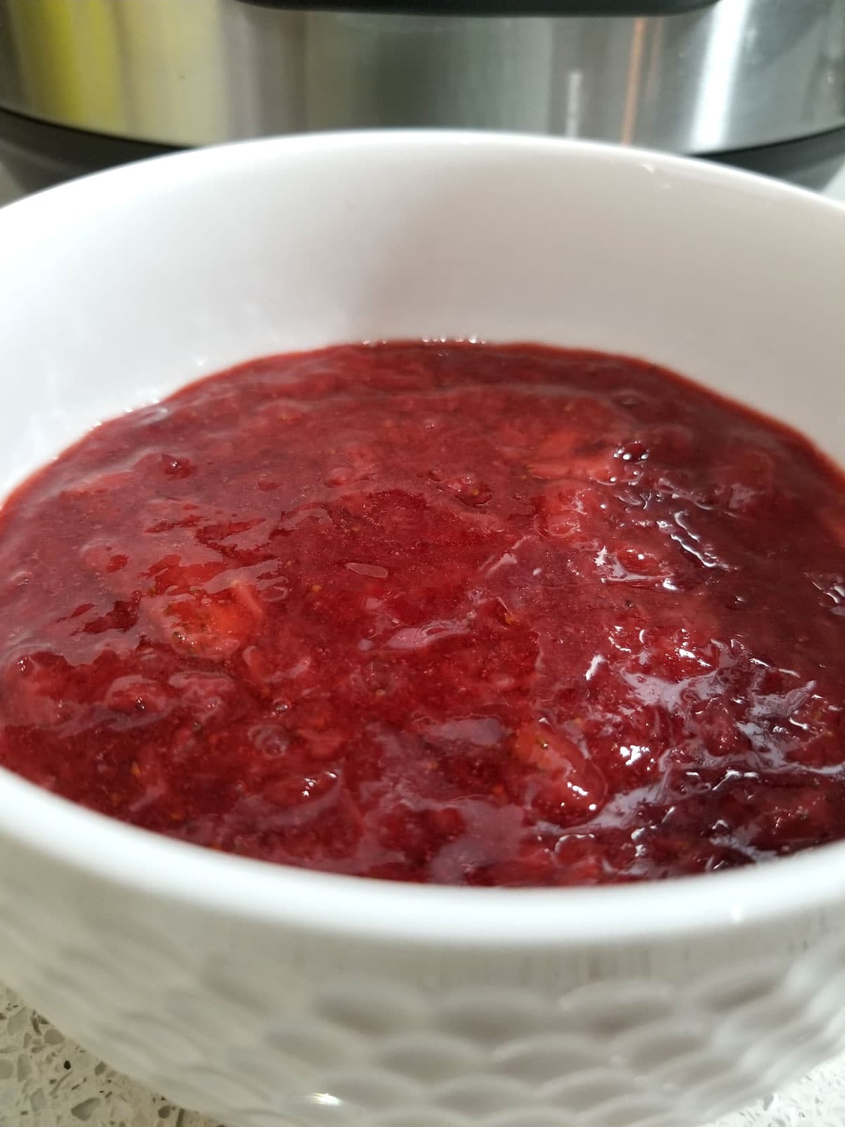 strawberry sauce in instant pot