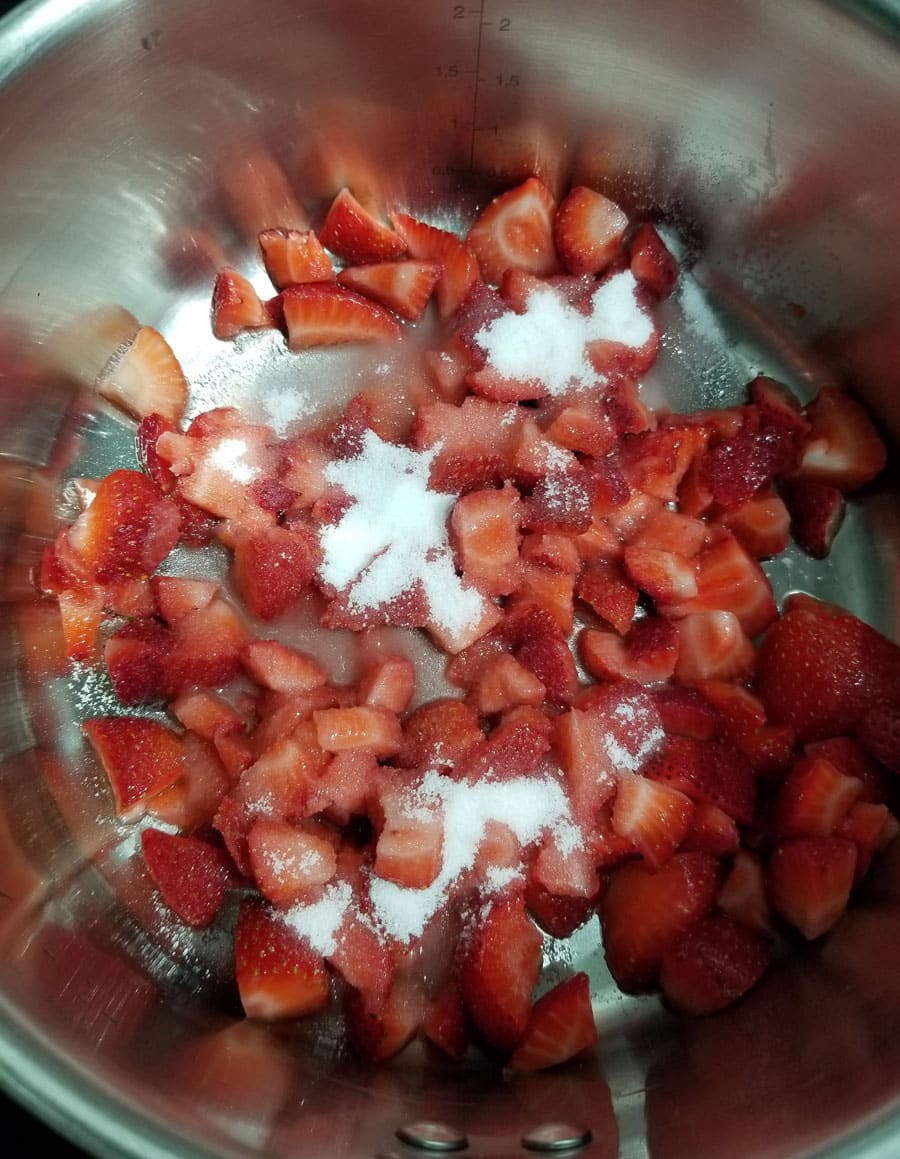 add sugar to strawberries