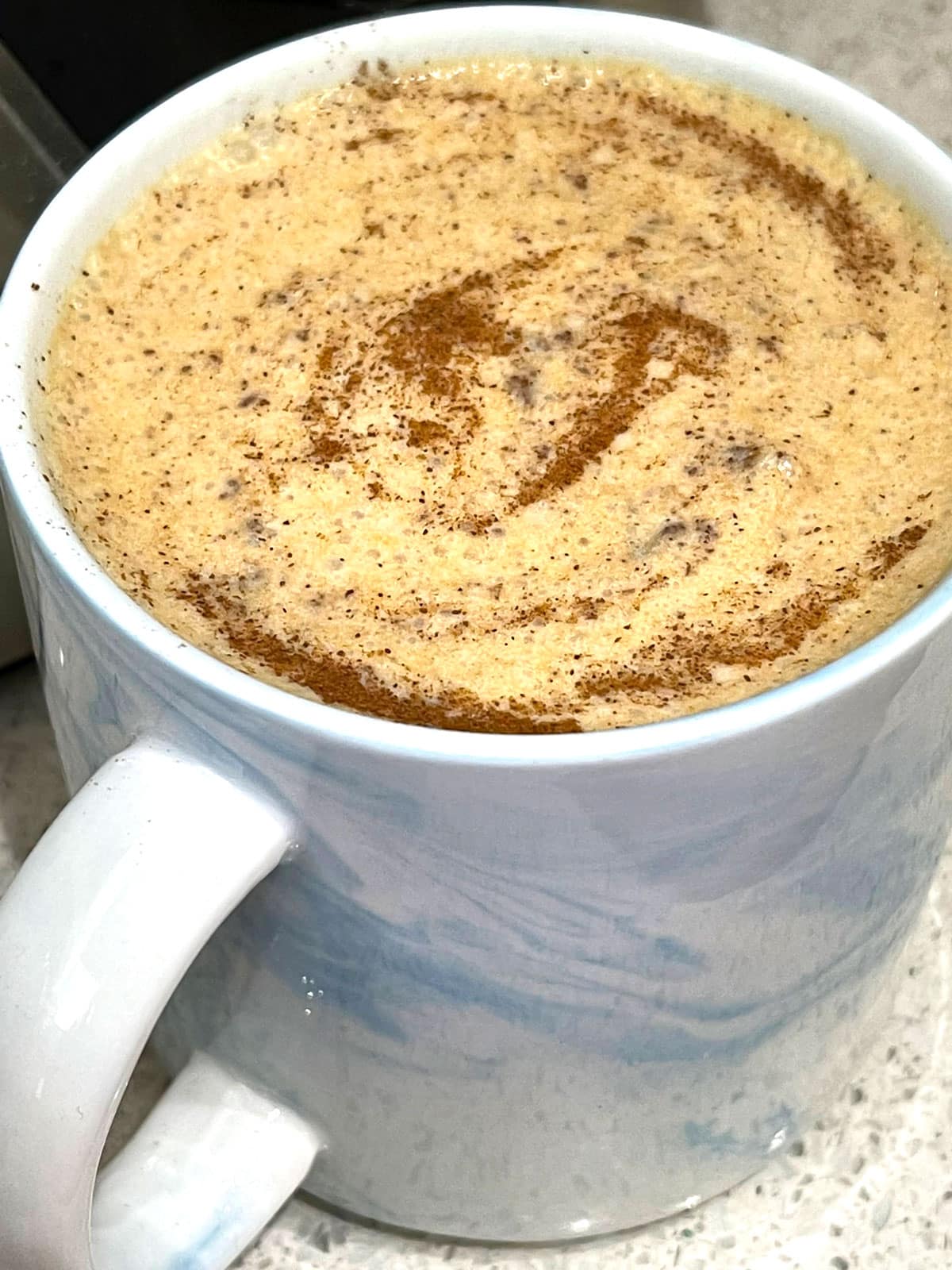pumpkin spice coffee latte