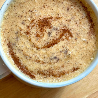 instant pumpkin spice coffee latte