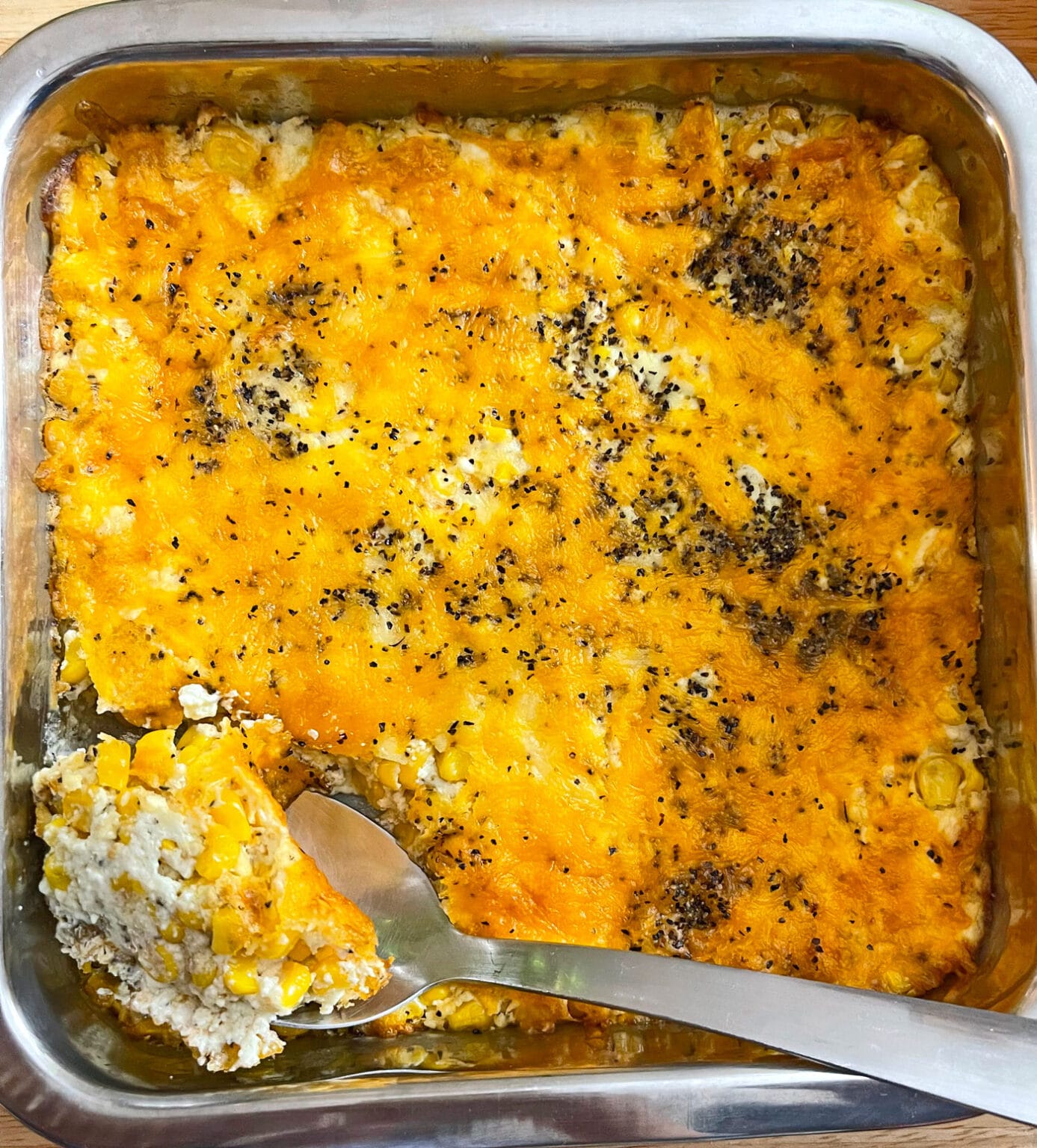 Cream Cheese Corn Casserole Without Jiffy Made From Scratch