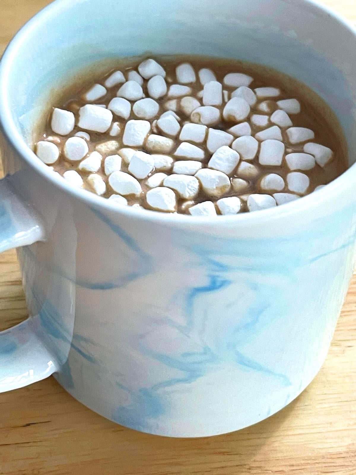 hot chocolate coffee with marshmallows