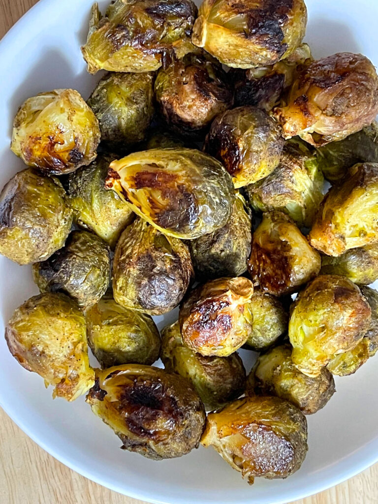 Roasted Frozen Brussels Sprouts With Balsamic Vinegar