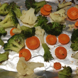 roasted frozen vegetables