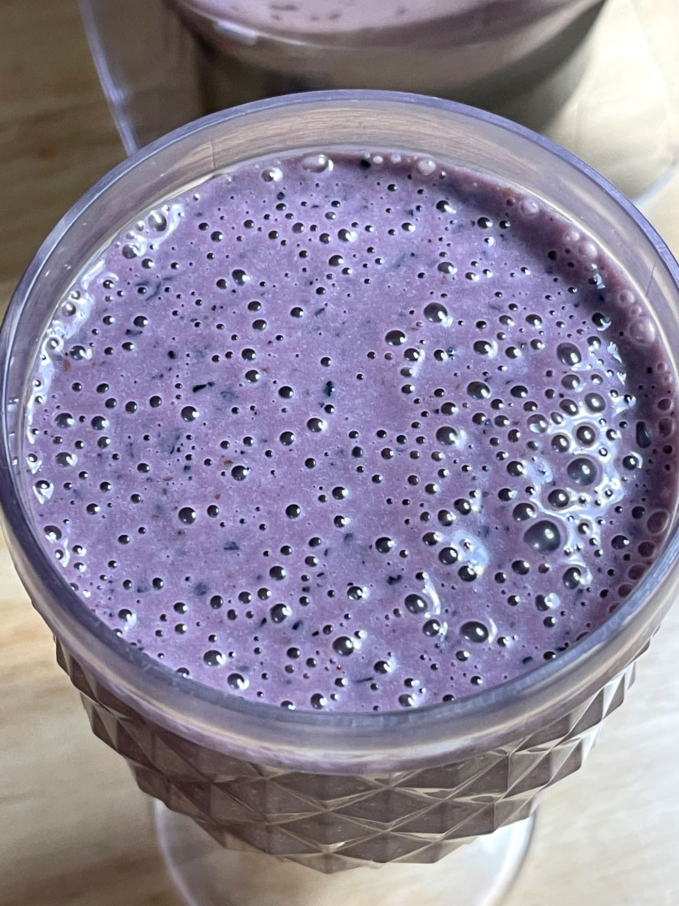 blueberry peanut butter chocolate smoothie