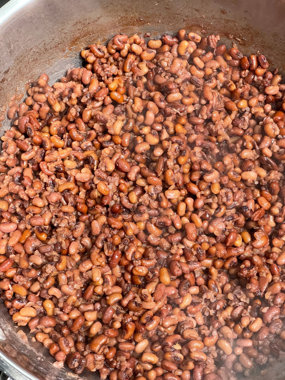 cooked red beans