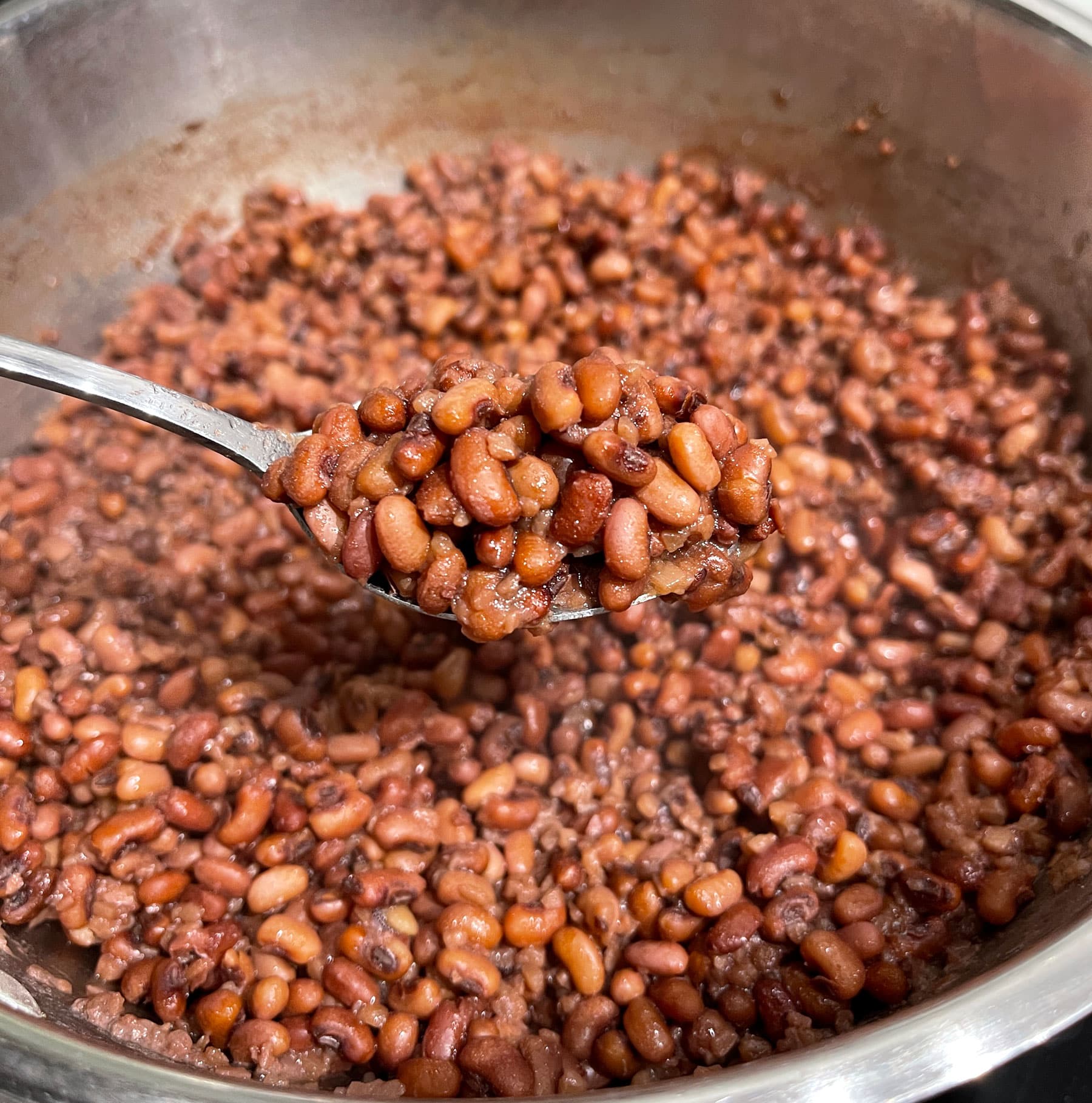 red adzuki beans cooked