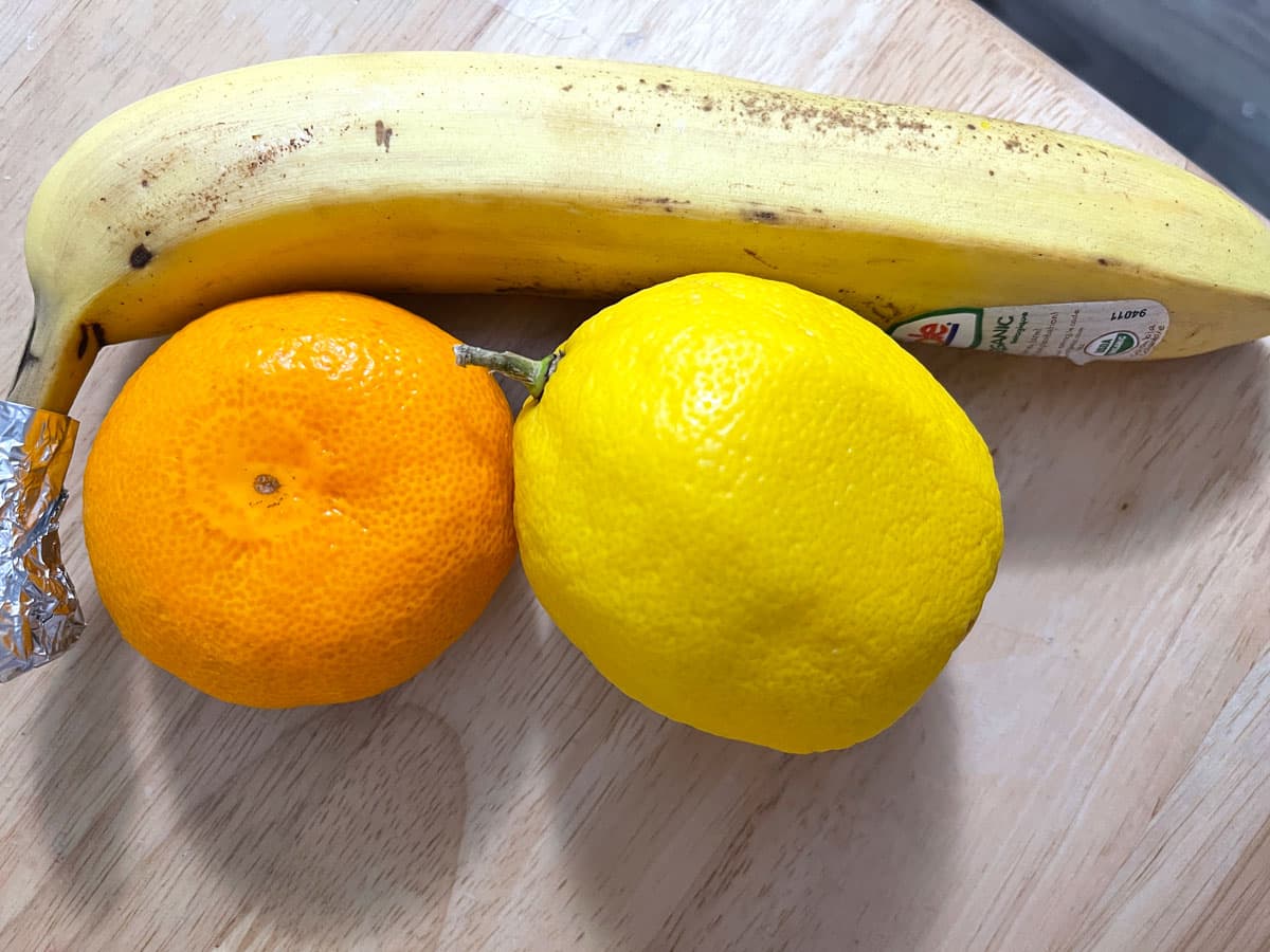 banana orange lemon