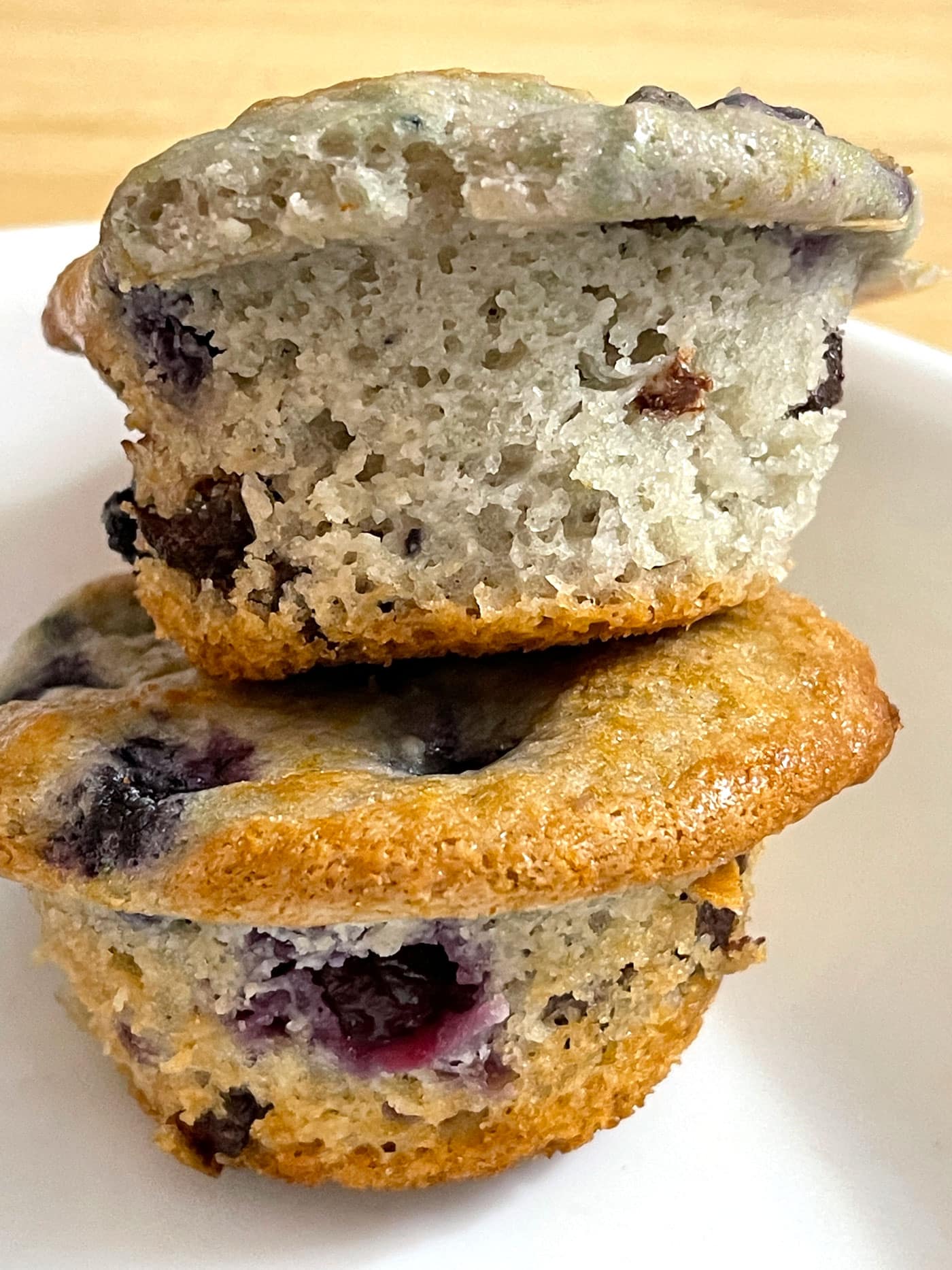 blueberry chocolate chip muffins with bisquick