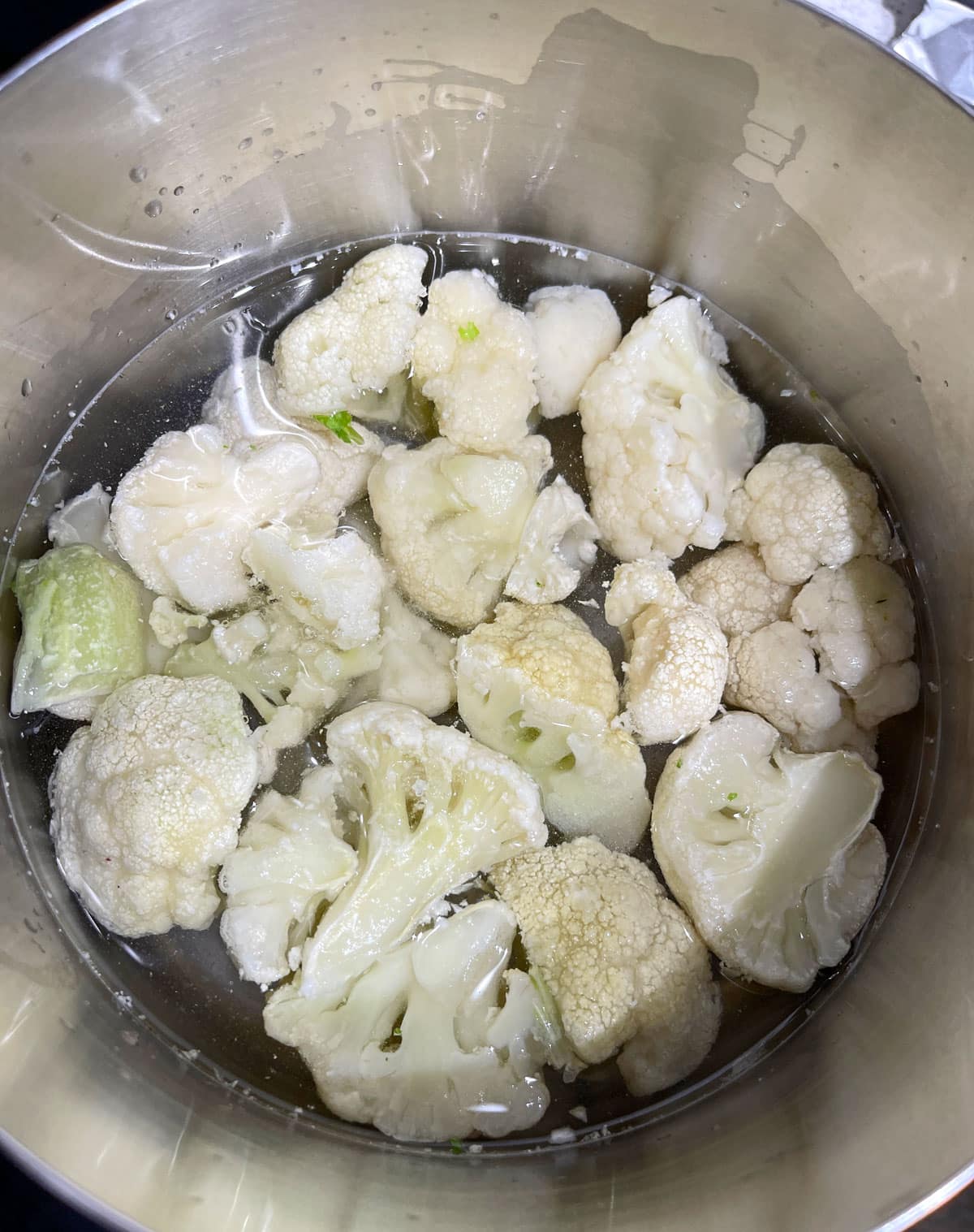 boil frozen cauliflower