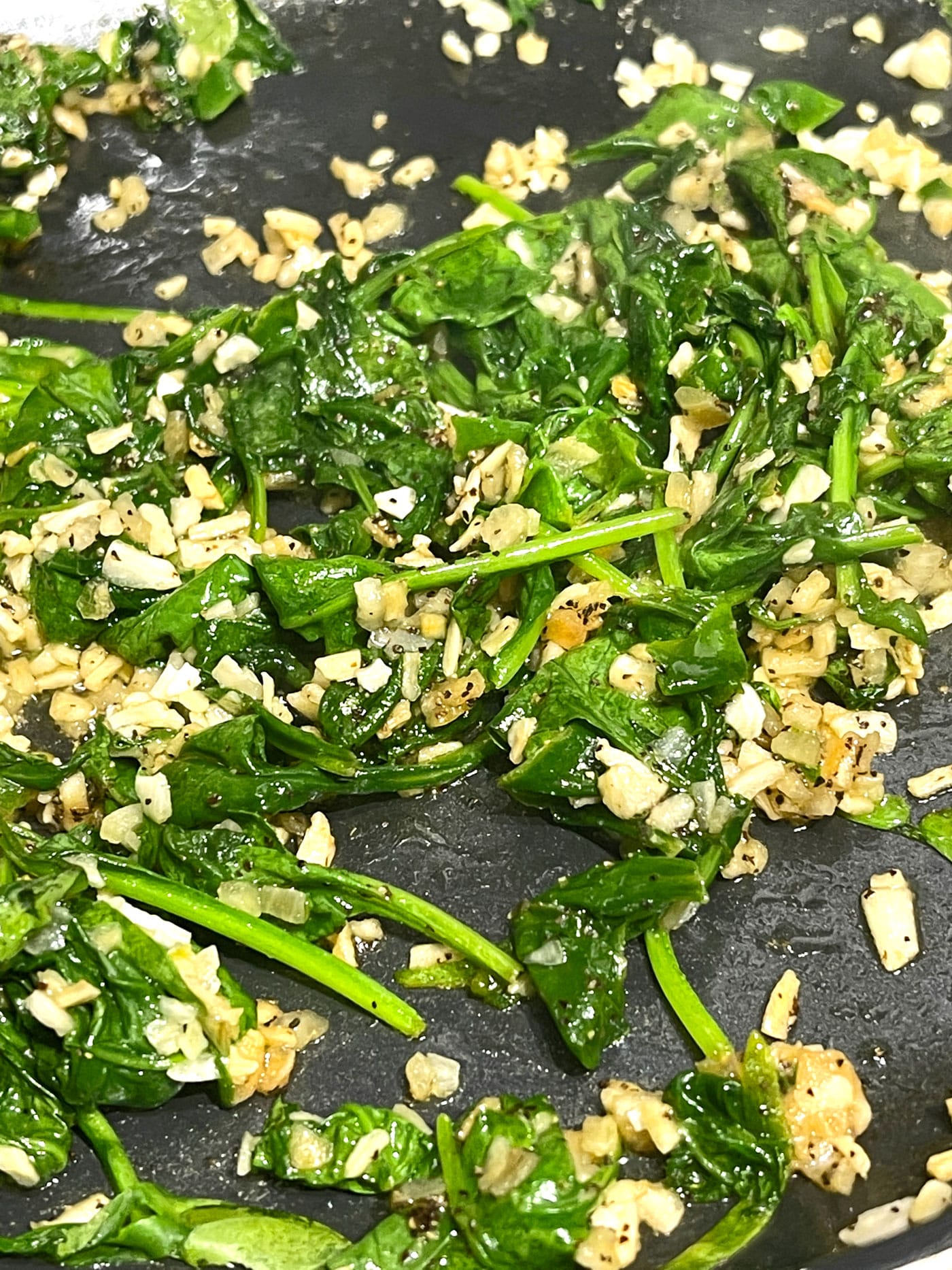 sauteed spinach with garlic and lemon