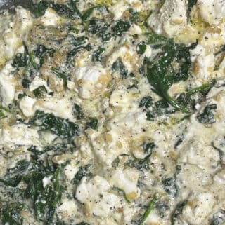 creamy spinach feta cheese dip