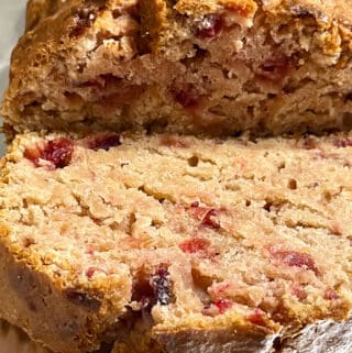 cranberry sauce bread with leftover cranberry sauce