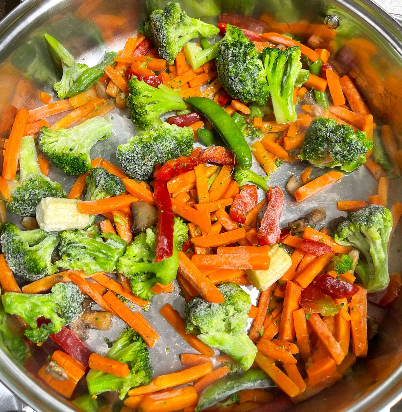 stir friy vegetables