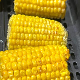 air fryer roasted frozen corn on the cob