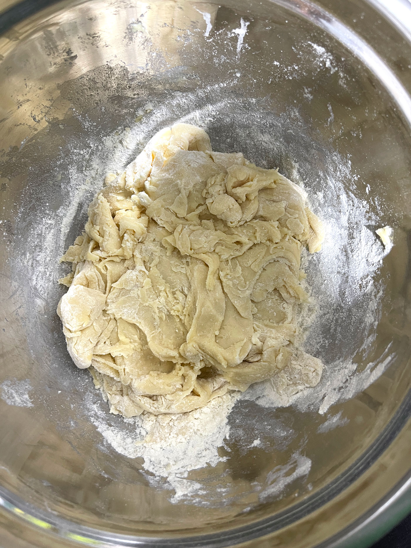 making cookie dough with condensed milk