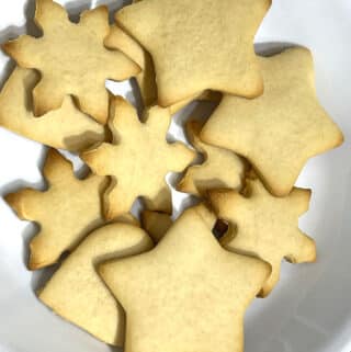 cut out cookies with condensed milk