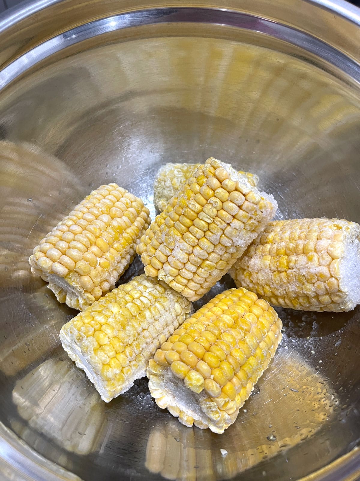 frozen corn on the cob
