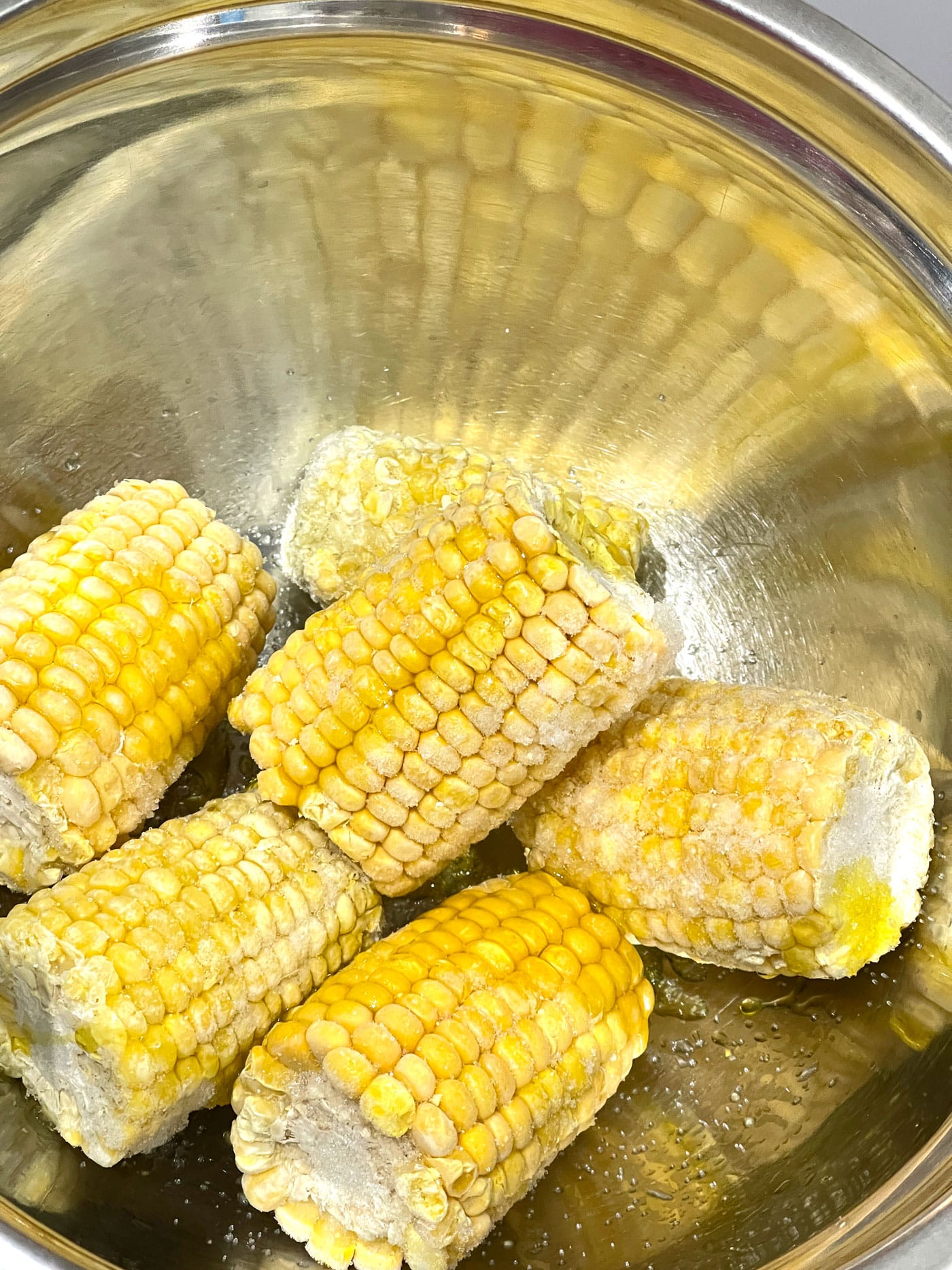 seasoned frozen corn on the cob