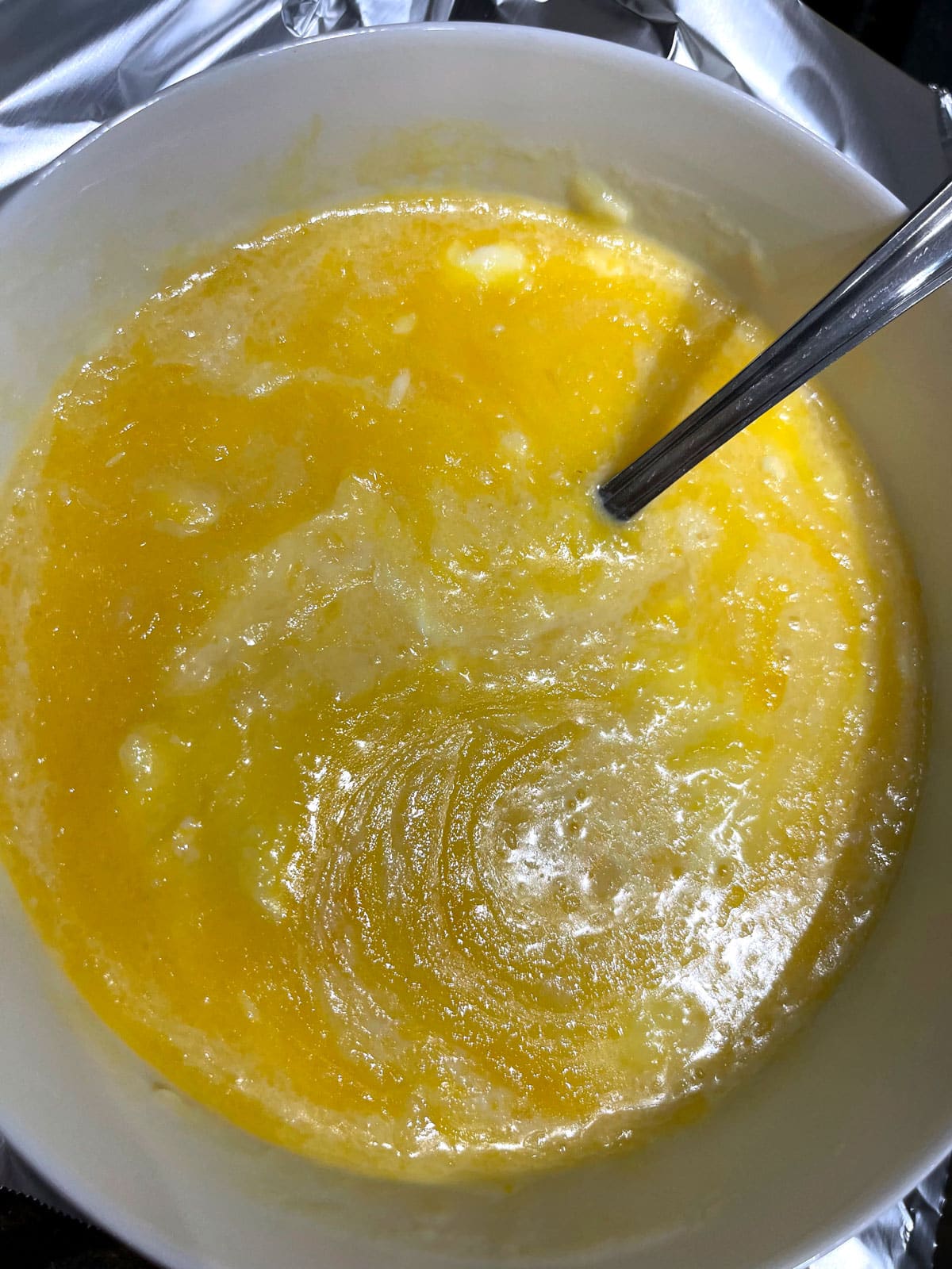 egg butter mixture