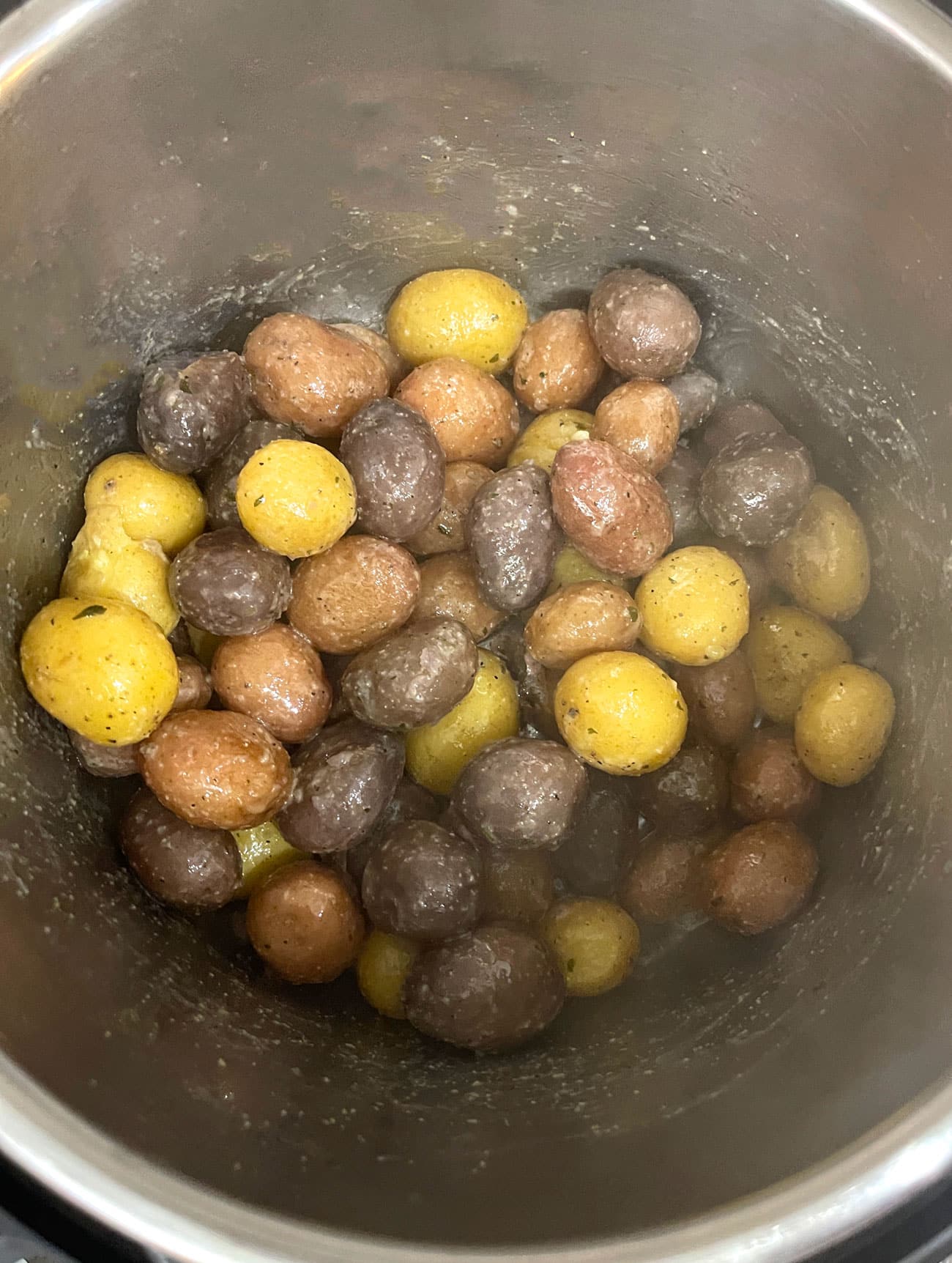 peewee potatoes boiled in instant pot