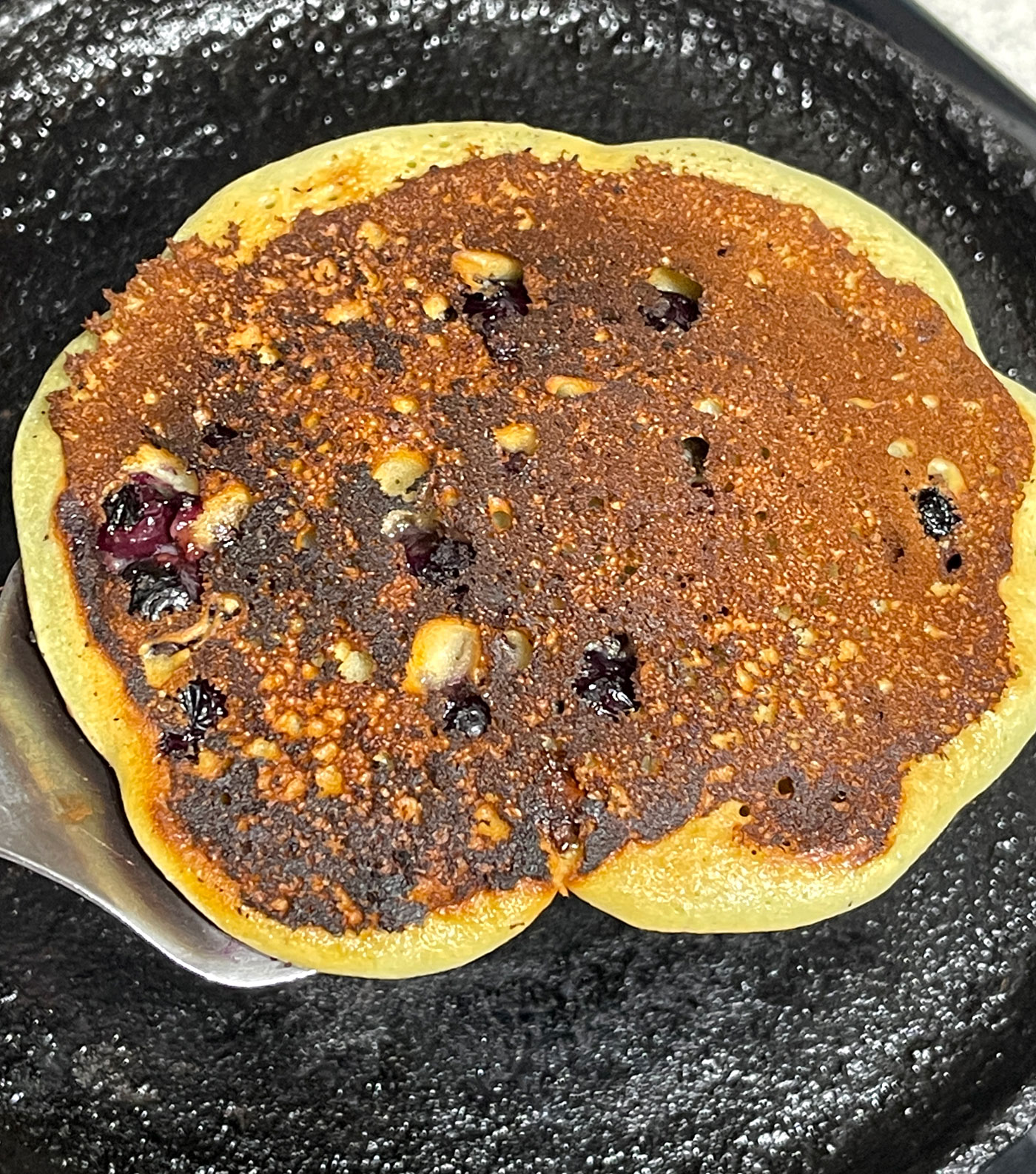 blueberry chocolate chip pancake