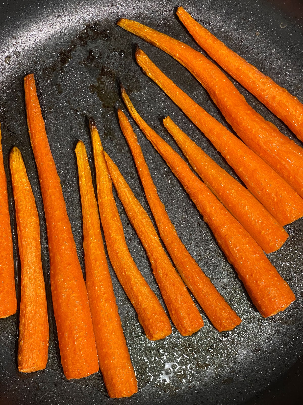 roasted whole carrots