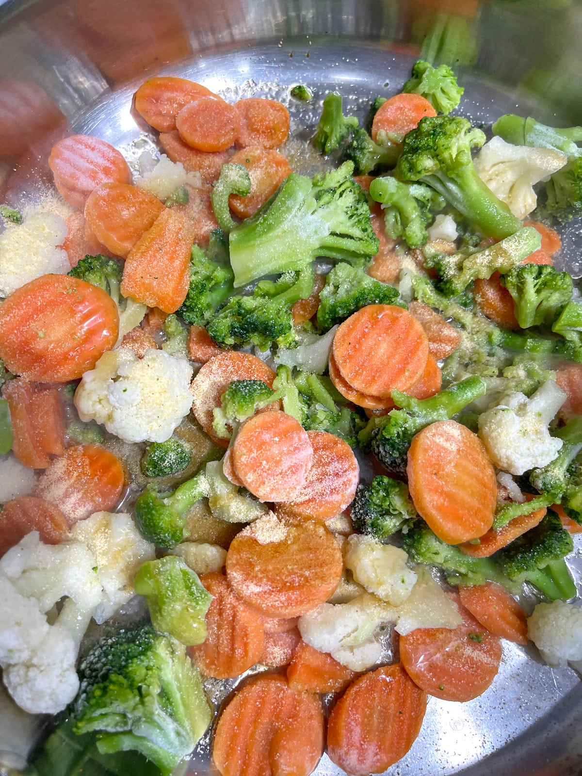 cooking frozen vegetables