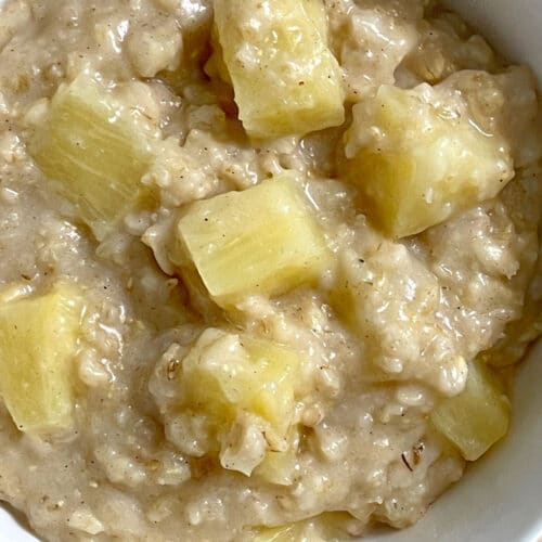 pineapple oatmeal porridge