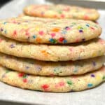 sprinkle sugar cookies with nonpareils sprinkles