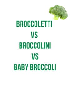 broccoletti vs broccolini vs baby broccoli