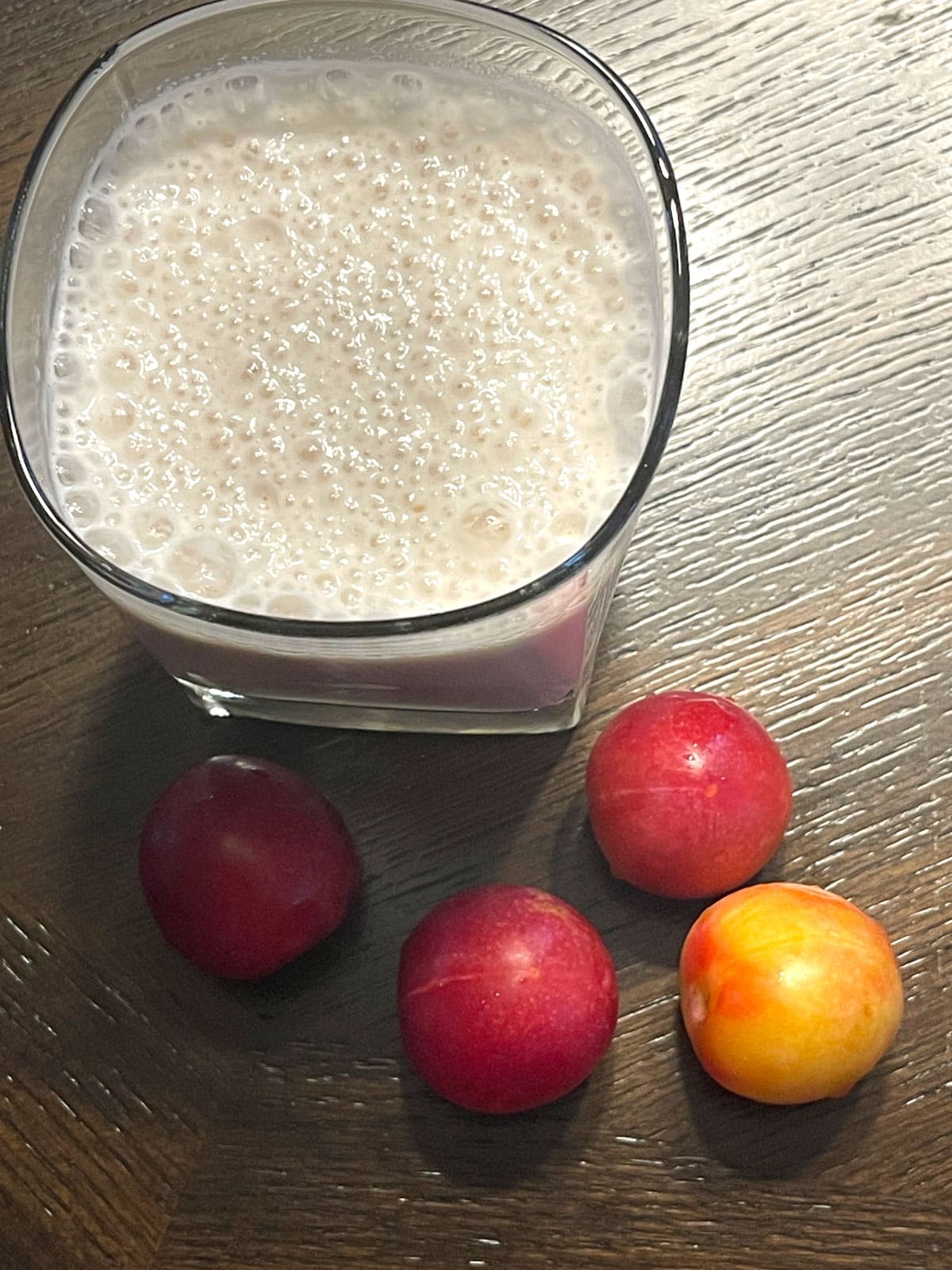 cherry plum smoothie