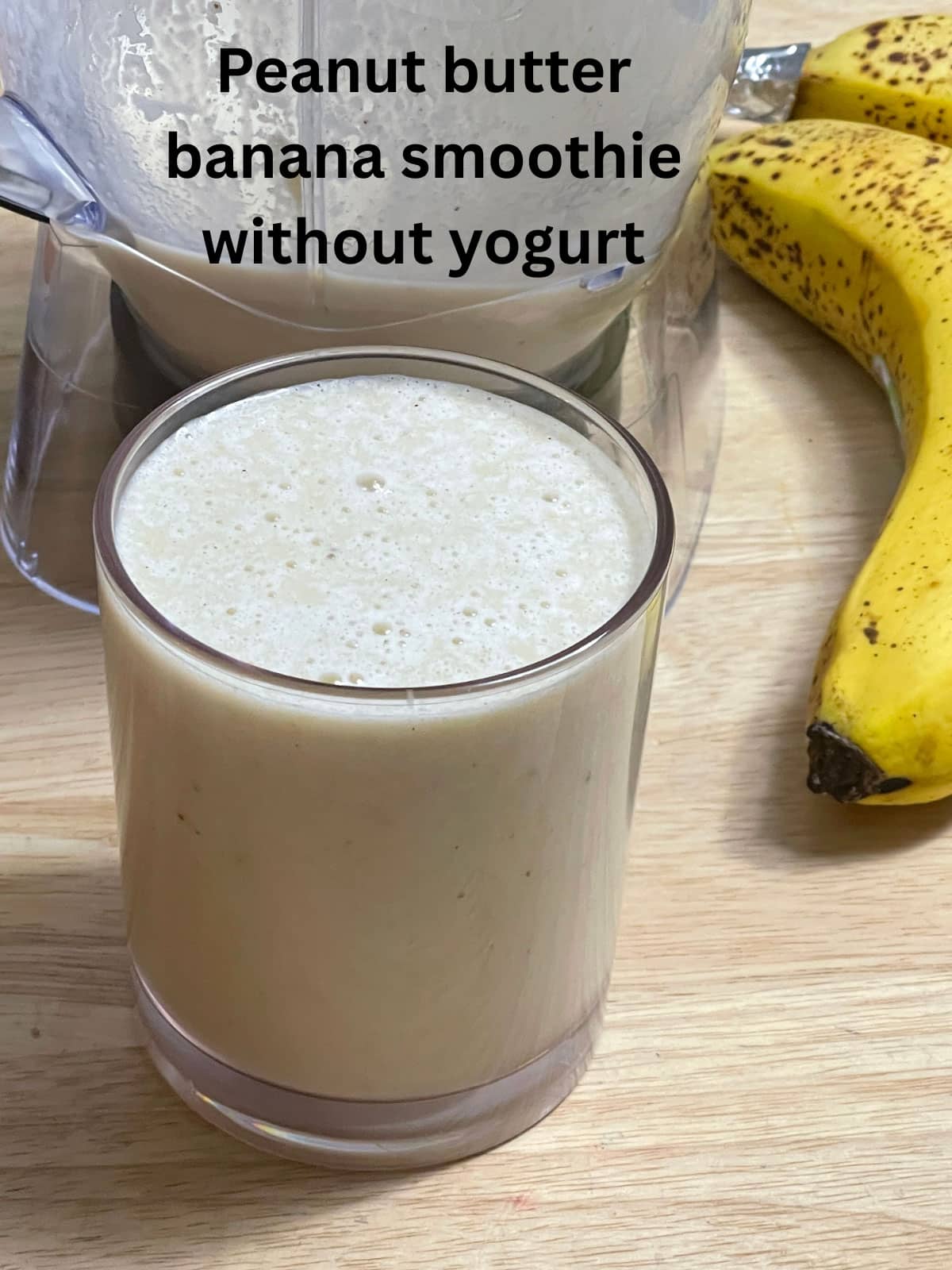 peanut butter banana smoothie without yogurt