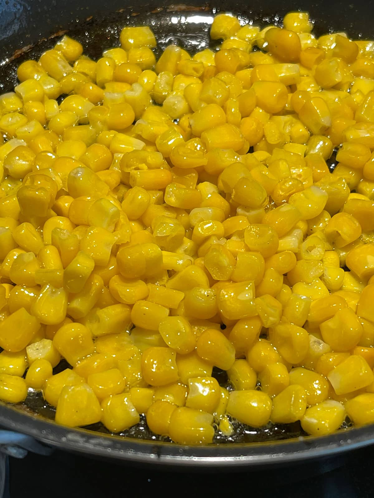 making buttered corn from frozen corn
