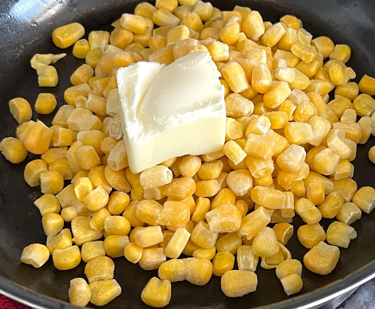 frozen corn with butter